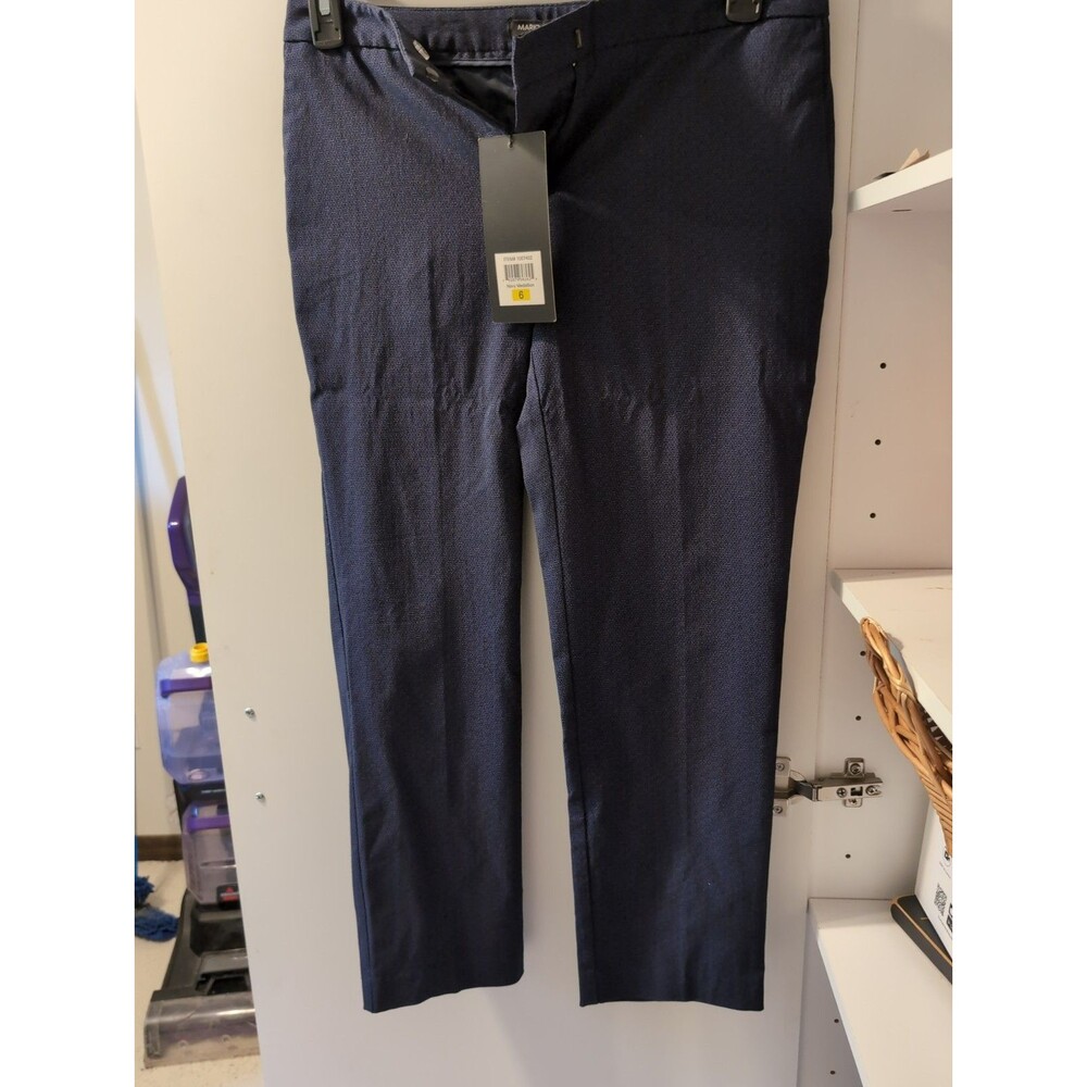 Mario Serrani Italy Womens Pants Comfort Stretch Slim Fit Tummy Control Size 6